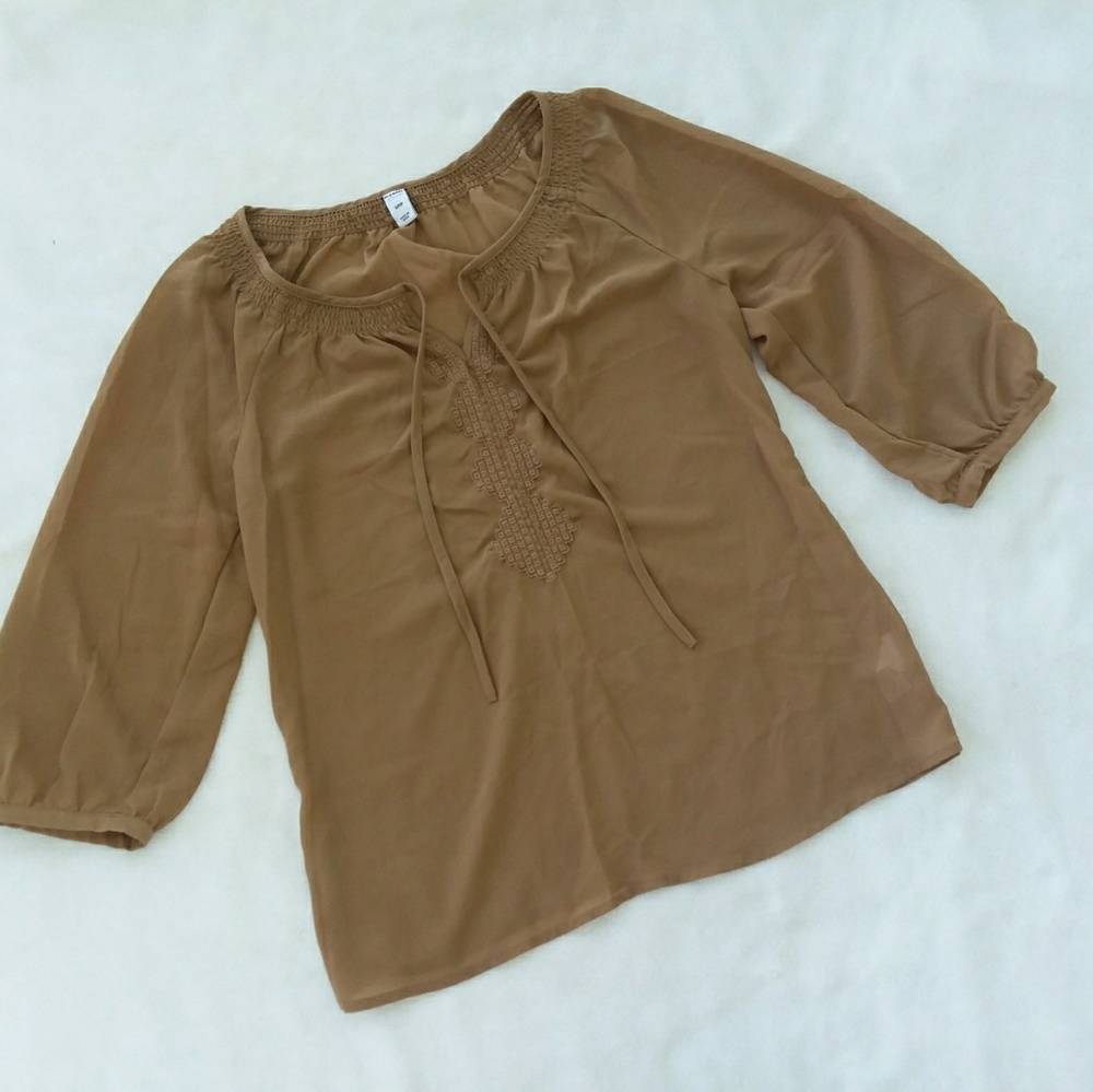 [Old Navy] 3/4 Sleeve Peasant Top